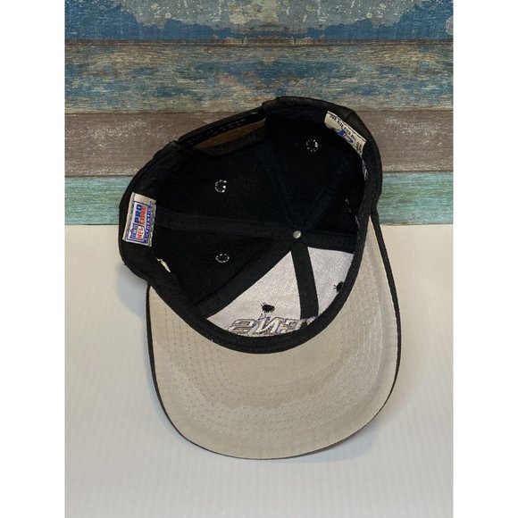 Vintage 90’s Baltimore Ravens NFL Spike Hat Snapback Black Logo Athletic Rare - Picture 9 of 13